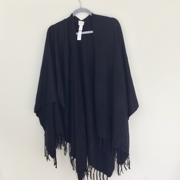 Chico's Accessories - 🦃NWOT Chico’s Ruana  Shawl with eyemask and bag